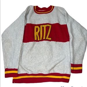 Authentic Unisex Custom Design Ritz Cracker Sweater Size Large